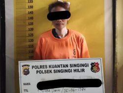 Ungkap Kasus Dugaan Tindak Pidana Narkotika di Desa Bukit Raya, Polsek Singingi Hilir Amankan Seorang Perempuan di Dusun 2 Banjar Sari