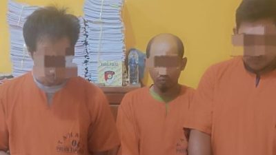 1 DPO, Polsek Tapung Hilir Berhasil Ciduk 3 Pengedar Narkoba di Desa Tapung Makmur