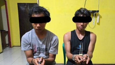 Sita 16 Paket Sabu, Polsek Kuantan Mudik Ringkus 2 Pelaku Narkoba
