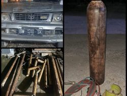 Curi Pagar Besi Milik PT PHR, Dua Pria Ini Diringkus Polsek Minas