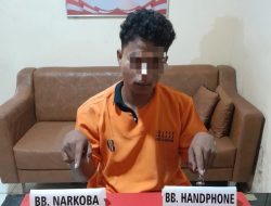 Amankan Barang Bukti, Satresnarkoba Polres Kampar Bekuk Pengedar Narkoba di Desa Petapahan