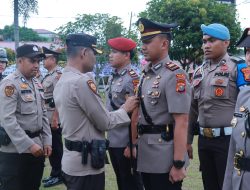 AKBP Mihardi Mirwan SIK SH MH Pimpin Sertijab Kasat Reskrim Polres Kampar, Kasat Lantas, Kapolsek Siak Hulu dan Kapolsek Tambang