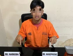 Amankan 1,38 Kilogram Ganja Kering, Satresnarkoba Polres Kampar Ringkus Pengedar Ganja di Koto Kampar Hulu