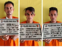Amankan 3 Pelaku, Polsek Siak Hulu Ungkap Kasus Curanmor di 6 TKP