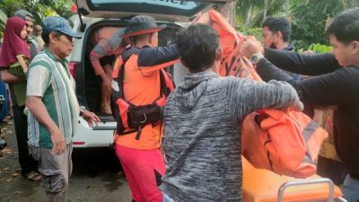 Setelah Pencarian 24 Jam, Tim Gabungan Berhasil Menemukan Korban Tenggelam di Sungai Kampar 