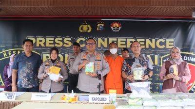Sita 29 Kg Sabu dan 413 Butir Pil Ekstasi, Kapolres Dumai Apresiasi Jajarannya Membongkar Jaringan Narkotika Internasional