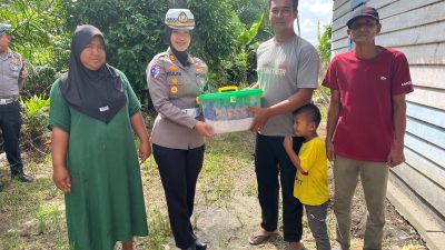 Satlantas Polres Kampar Tebar Kebaikan di Jumat Berbagi, Wujudkan Polri yang Humanis di Bumi Serambi Mekkah
