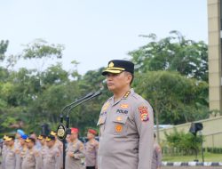 Siaga, Solid dan Humanis, Polda Riau Gelar Apel Kesiapsiagaan Mayday 2025