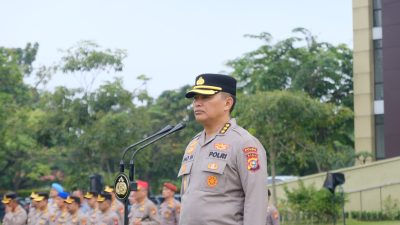 Siaga, Solid dan Humanis, Polda Riau Gelar Apel Kesiapsiagaan Mayday 2025