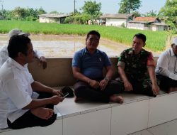 Babinsa Pebayuran Bahas Penyerapan Padi Bersama Gapoktan dan Aparat Desa Sumberurip