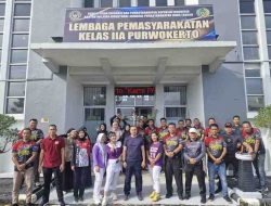 Jaga Kebugaran Fisik Pegawai, Lapas Purwokerto Laksanakan Senam Pagi Bersama