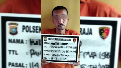 Meresahkan Masyarakat, Polsek Perhentian Raja Tangkap Pengedar Narkoba