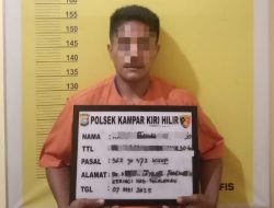 Polsek Kampar Kiri Hilir Ringkus Pelaku Curanmor di Rantau Kasih