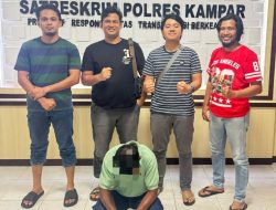 Cabuli Anak Tiri, Pria Bejat di Koto Kampar Hulu Diringkus Polres Kampar