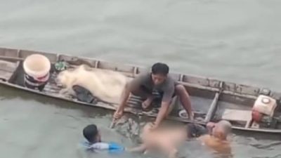 Kaki Kram Saat Berenang, Pemuda di Desa Kualu Tenggelam di Sungai Kampar 