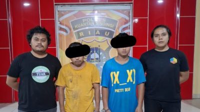 Tim Mata Elang Satresnarkoba Polres Kuansing Bekuk Dua Pengedar Narkoba di Singingi Hilir