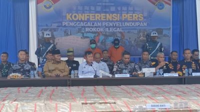 Gagalkan Penyelundupan Rokok Ilegal Bernilai Rp 97 Miliar, Pangkoarmada I: Kami Hadir Memastikan Aturan Ditegakkan