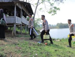 Jelang Hari Bhayangkara ke-79, Polres Kampar Laksanakan Program Jalur di Pulau Danau PLTA