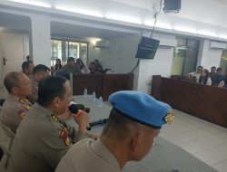 Pererat Hubungan Polri dan Masyarakat, Polda Riau, Polresta Pekanbaru Bersama Polsek Rumbai Pesisir Gelar Minggu Kasih di Gereja GPIB Gibeon