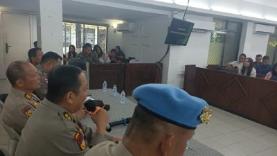 Pererat Hubungan Polri dan Masyarakat, Polda Riau, Polresta Pekanbaru Bersama Polsek Rumbai Pesisir Gelar Minggu Kasih di Gereja GPIB Gibeon