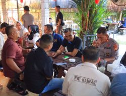 PWI Kampar Silaturrahmi Sekaligus Audiensi Bersama Kapolres Kampar