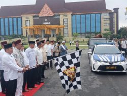 Irjen Hery Heryawan Lepas Secara Simbolis Pendistribusian Ratusan Hewan Kurban di Polda Riau