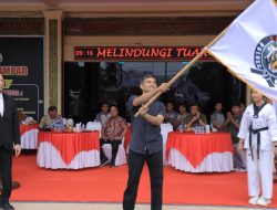 Jelang Hari Bhayangkara ke-79, AKBP Mihardi Mirwan Resmikan Dojang Taekwondo Polres Kampar