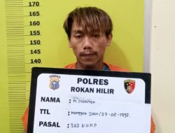 Satreskrim Polres Rohil Bekuk Pelaku Curanmor di Jalan Lintas Manggala-Pujud