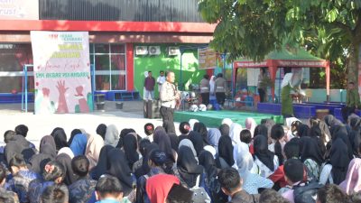 Satlantas Polresta Pekanbaru Gelar Sosialisasi Ops Patuh LK 2025 di SMK Akbar