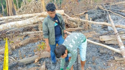 Nekat Bakar Lahan untuk Kebun, Warga Batang Gansal Inhu Diciduk Polisi