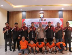 Tindak Perambah Hutan dan Pelaku Karhutla, Polres Rohil Amankan 5 Tersangka