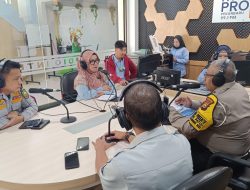 Ditlantas Polda Riau Gelar Kampanye Keselamatan Berlalu Lintas di RRI Pekanbaru