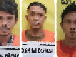 Kurang dari 24 Jam, 3 Pelaku Curanmor Berhasil Ditangkap Polsek Sungai Sembilan