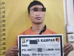 Polres Kampar Tangkap Pelaku Pencabulan di Warung, Korban Hamil 7 Bulan