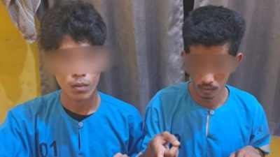 Sembunyikan Narkoba di Semak Belukar, 2 Pelaku Berhasil Diamankan Polsek Sungai Mandau