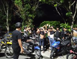 Tim Raga Polres Kampar Jaga Kamtibmas, Patroli Malam Amankan Tiga Titik Kawasan Strategis