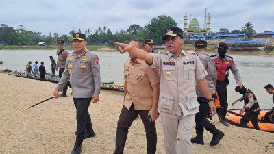 Gubernur dan Kapolda Riau Tinjau Persiapan Pengamanan Pacu Jalur Event Nasional 2025