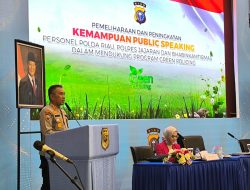 Polda Riau Gelar Pelatihan Public Speaking Dukung Program Green Policing