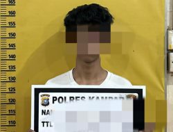 Satreskrim Polres Kampar Amankan Pelaku Pencabulan Saat Main Layang-layang