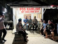 Jaga Kamtibmas, Polres Pelalawan Gelar Patroli Gabungan dan Sambang Poskamling