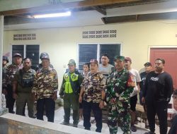 Sinergitas TNI dan Komponen Masyarakat, Koramil 05/Cibitung Gelar Patroli Bersama Ormas FKPPI Di Poskamling Mitra Jaya