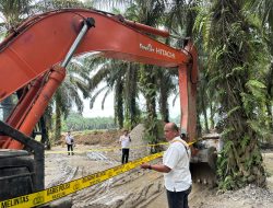 Satreskrim Polres Kampar Sikat 3 TKP Penambang Galian C
