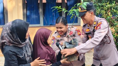 Polsek Limapuluh Gelar Green Policing di SD Negeri 74 Pekanbaru