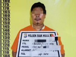 Aniaya Mantan Pacar, Pelaku Ditangkap Polsek Siak Hulu
