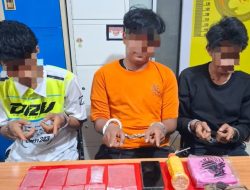 Amankan Tiga Kurir Narkoba, Tim Mata Elang Polres Kuansing Sita 50 Paket Sabu Siap Edar