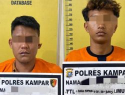 Dua DPO, Pelaku Pencurian Kabel di PT Asrat Jaya Diringkus Polres Kampar