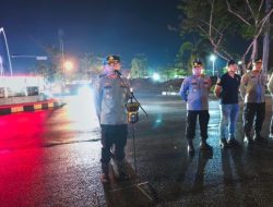 Jaga Kamtibmas, Wakapolres Kampar Pimpin Patroli Tim Raga di Bangkinang