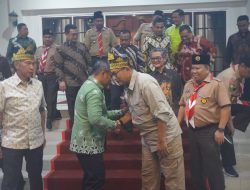 Jalin Silaturahmi, Gubri Terima Kunjungan Ketua Kwarnas Komjen Pol (Purn) Budi Waseso