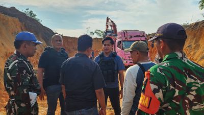 Galian C Ilegal Merajalela, Satreskrim Polres Kampar dan Kodim 0313/KPR Amankan 2 Pelaku