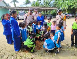 Lewat Program Green Policing, Polres Dumai Edukasi Cinta Lingkungan ke Siswa TK Victory